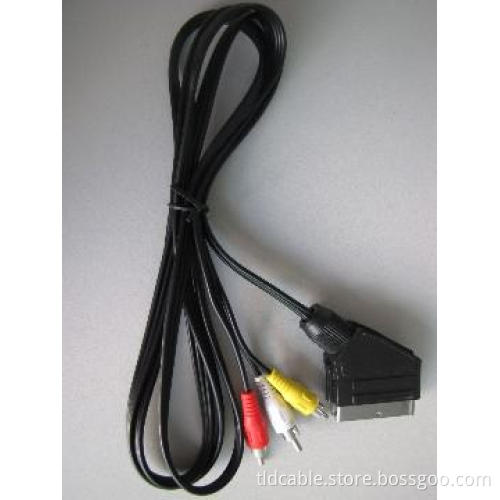 Wholesale Good Quality Scart to 3rca Cable